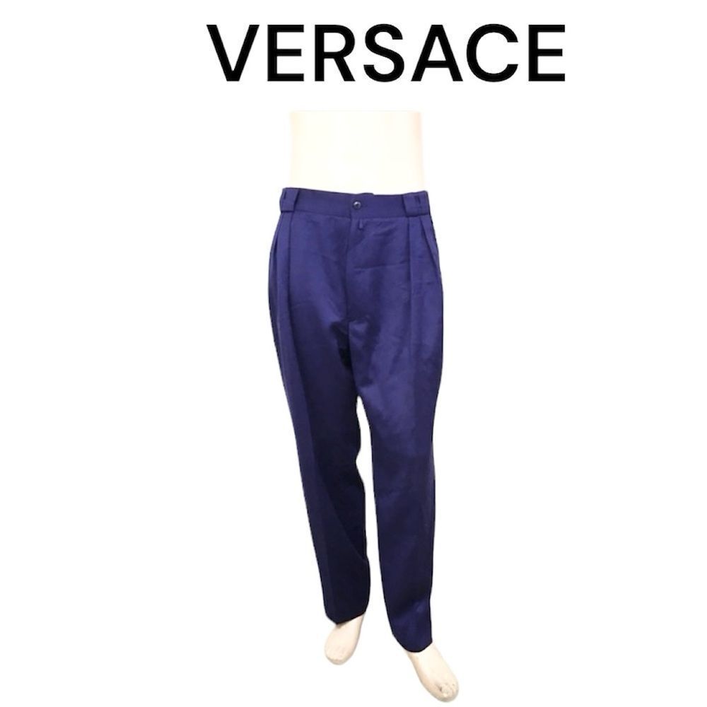 Giani Versace Versus Vintage 70’s Pants Purple Pleated Dress Pants EUR 40 US 34